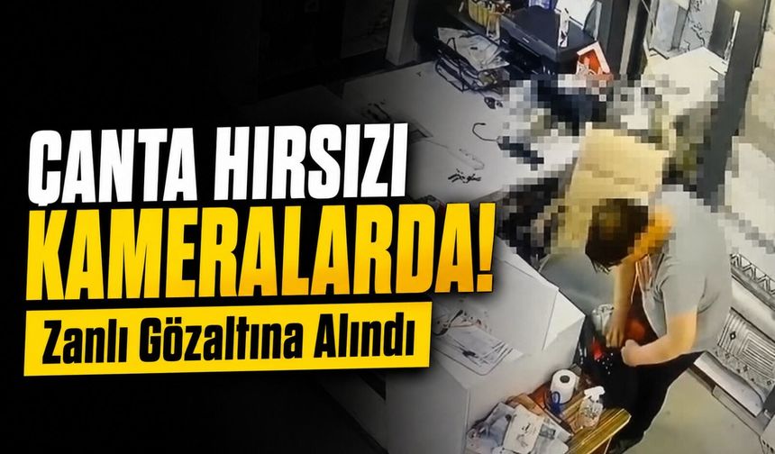 Artvin’de Çanta Hırsızlığı Kameraya Takıldı: Zanlı Gözaltına Alındı