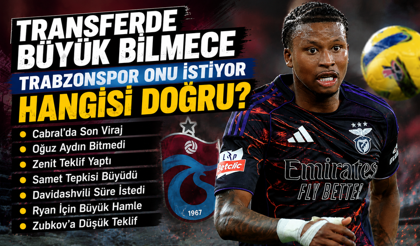 Sidny Cabral İçin Trabzonspor’da Pina Devrede: Transferde Kritik Görüşme
