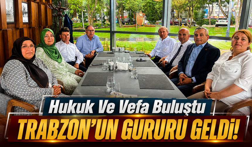 Şeref Malkoç Trabzon’da Dostlarıyla Buluştu: Panel Sonrası Vefa Ziyaretleri Gerçekleştirdi
