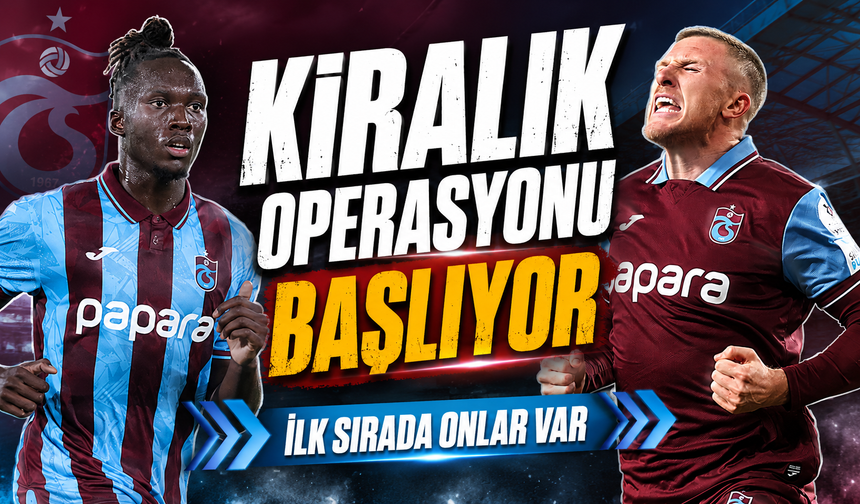 Trabzonspor’da Kiralık Oyuncular İçin Yeni Yol Haritası Belirleniyor