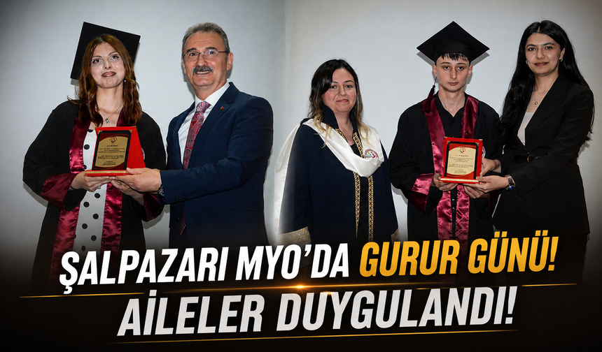 Şalpazarı MYO’da Mezuniyet Heyecanı! Öğrenciler Kep Atarak Geleceğe Uğurlandı