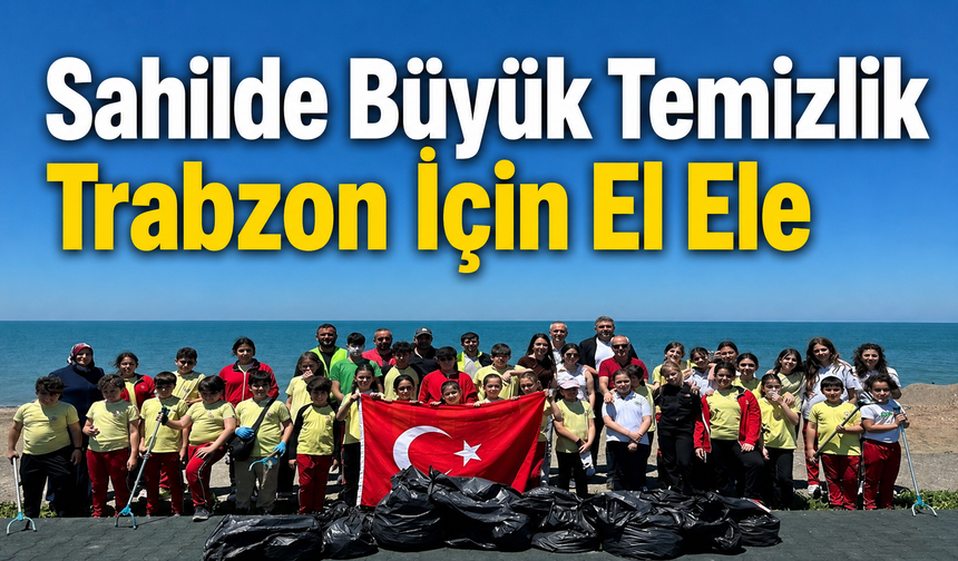 Trabzon Büyükşehir Belediyesi Ayasofya Sahilinde Dikkat Çeken Bir Çalışma Başlattı