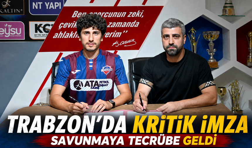 KCT 1461 Trabzon FK Sağ Bek Hamlesiyle Savunmayı Güçlendirdi