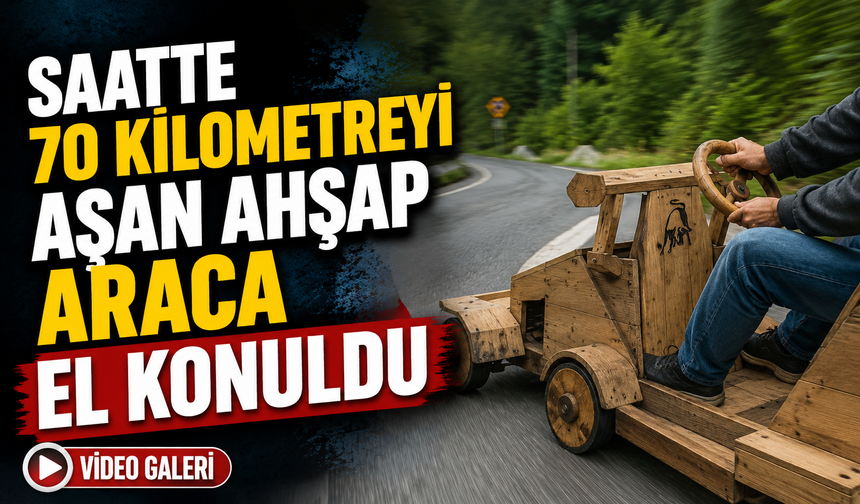 Ahşap Araca Jandarma İncelemesi: Rize’de Dikkat Çeken Olay