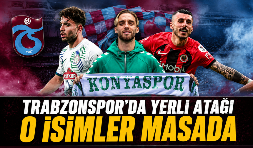 Trabzonspor’da Yerli Operasyonu Başladı! Dört İsim İçin Kritik Temaslar Sürüyor