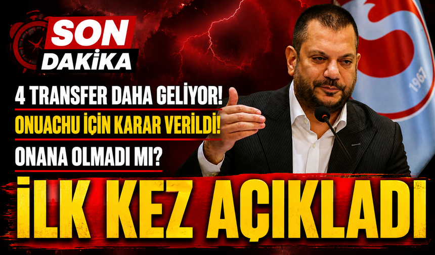 Trabzonspor’da Onuachu Kararı Şaşırttı: 20 Milyon Euroluk Teklif Reddedildi