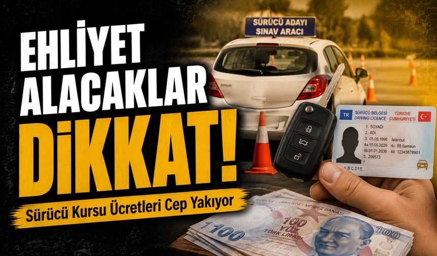 İlk Kez Ehliyet Alacaklar Dikkat: Sürücü Kursu Ücretleri Cep Yakıyor