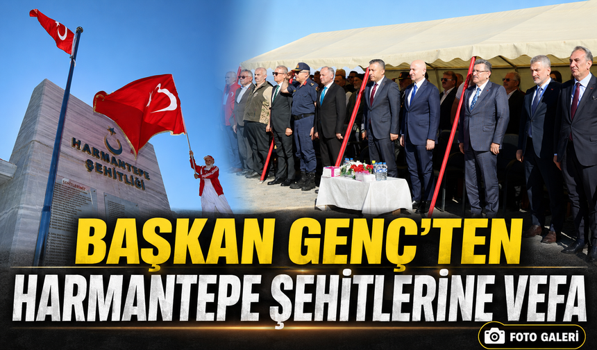 Harmantepe Şehitleri 110. yılında dualarla anıldı, Başkan Genç’ten vefa mesajı geldi
