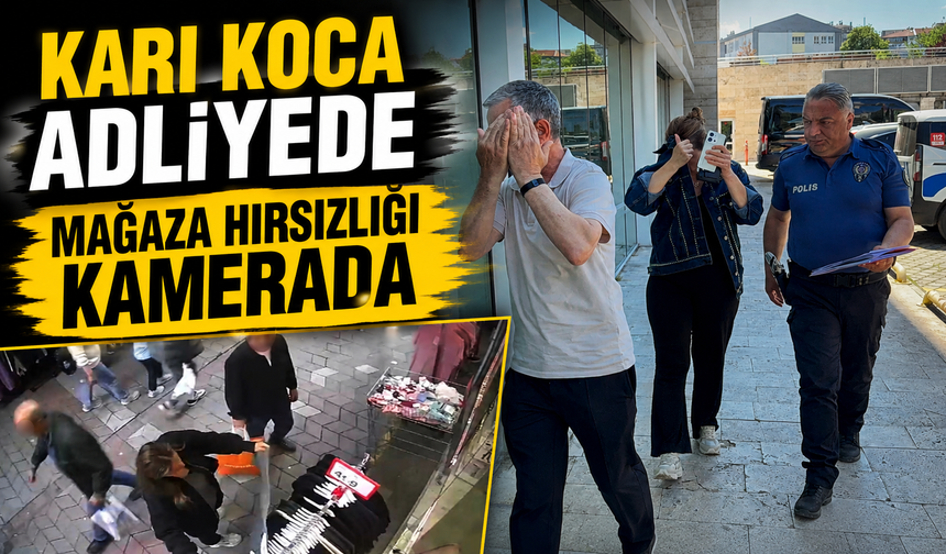 Samsun’da Karı Koca Mağaza Hırsızlığı İddiasıyla Yakalandı