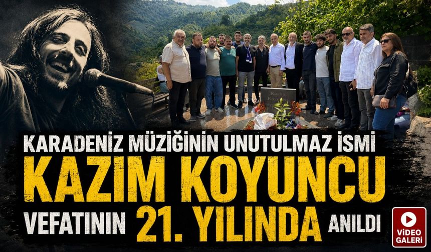 Karadeniz Müziğinin Unutulmaz İsmi Kazım Koyuncu Vefatının 21. Yılında Mezarı Başında Anıldı