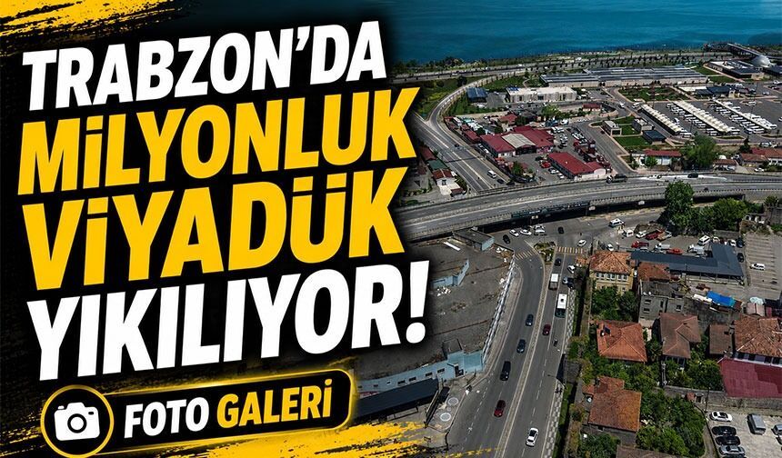 Trabzon’da Milyonluk Viyadük Yıkılıyor! Reşadiye İçin Ekipler Sahaya İndi