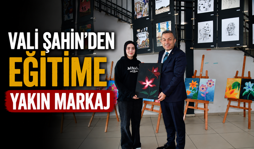 Vali Tahir Şahin’den Pelitli Ahmet Can Bali Anadolu Lisesi’ne Ziyaret