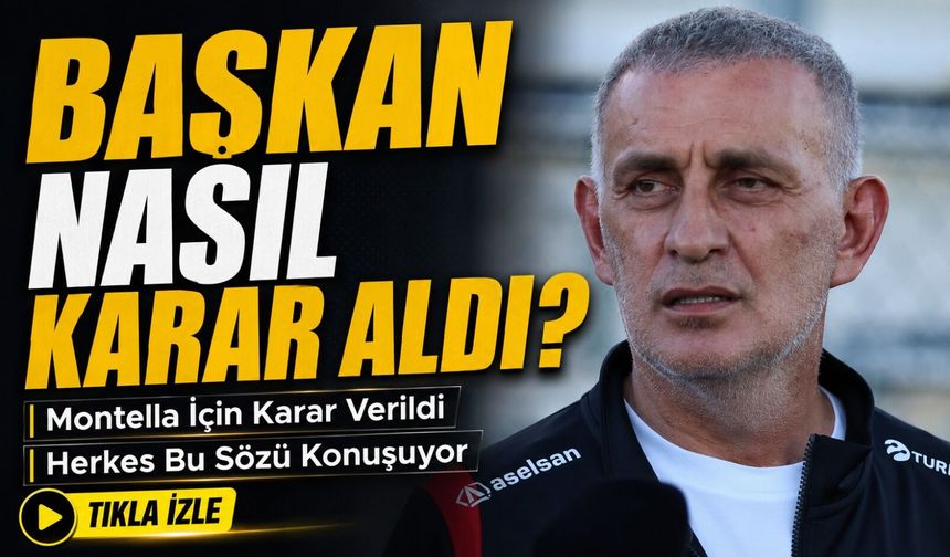 İbrahim Hacıosmanoğlu Montella Kararını Böyle Duyurdu: TFF’den Net Mesaj