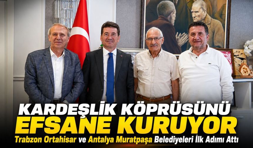 Trabzonspor Efsanesi Mehmet Cemil Altın’dan Ortahisar Ve Muratpaşa Arasında Kardeşlik Köprüsü