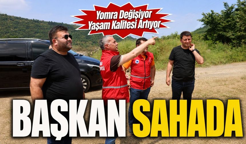 Mustafa Bıyık Yomra’daki Projeleri Yerinde İnceledi