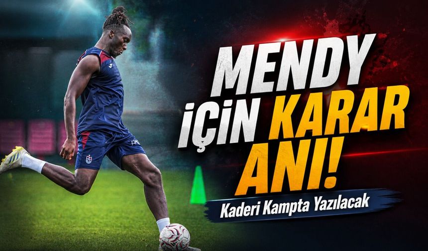 Trabzonspor'da Batista Mendy Ayrılıyor mu? Teknik Heyetin Vereceği Karar Ortaya Çıktı