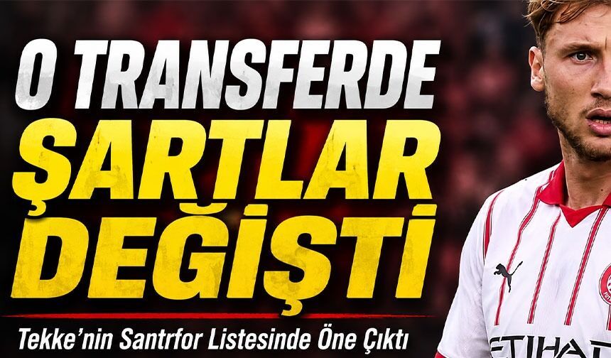 Tekke’nin Santrfor Listesinde Öne Çıktı; Trabzonspor'un İstediği O Transferde Şartlar Değişti !