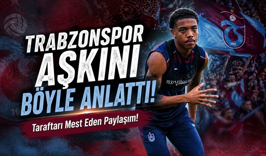 Thierry Karadeniz Trabzonspor Taraftarını Duygulandırdı! "Evimdeyim, Annemin Memleketindeyim"