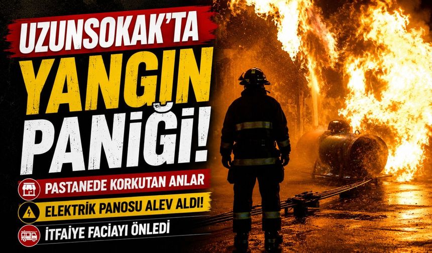 Trabzon'da Sabah Saatlerinde Korkutan Yangın! Pastanede Maddi Hasar Oluştu
