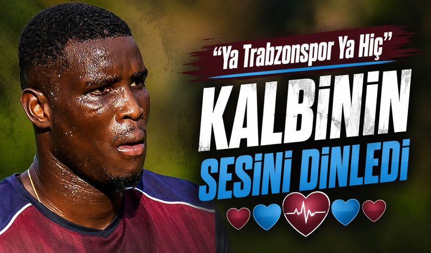 Onuachu'dan Duygusal Trabzonspor İtirafı! "Benim Yerim Burası"