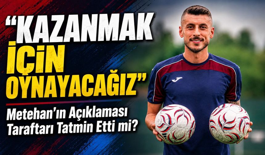 Trabzonspor'un Yeni Transferi Mimaroğlu’ndan tempolu oyun sözü; "Kazanmak İçin Oynayacağız"