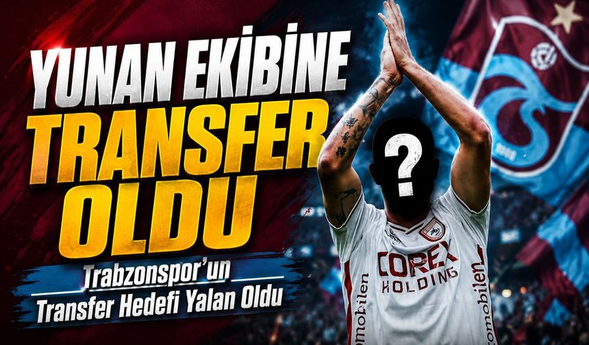 Trabzonspor’un Transfer Hedefi Yalan Oldu; Hollandalı Stoper Yunan Ekibine Transfer Oldu