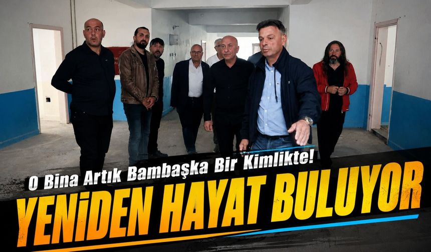 Yıllardır Boş Duruyordu! Hamsiköy İlköğretim Okulu Yepyeni Bir Kimlikle Hizmete Açılıyor