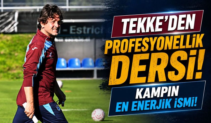 Trabzonspor Kampında Fatih Tekke Detayı! Antrenman Öncesi Görüntüler Gündem Oldu