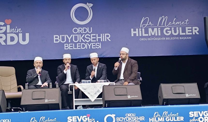 Ordu'da Binbir Hatim Duası programı yapıldı