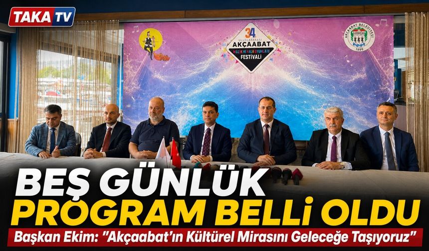Akçaabat Festivali 34. Kez Kapılarını Açıyor: "Akçaabat’ın Kültürel Mirasını Geleceğe Taşıyoruz"