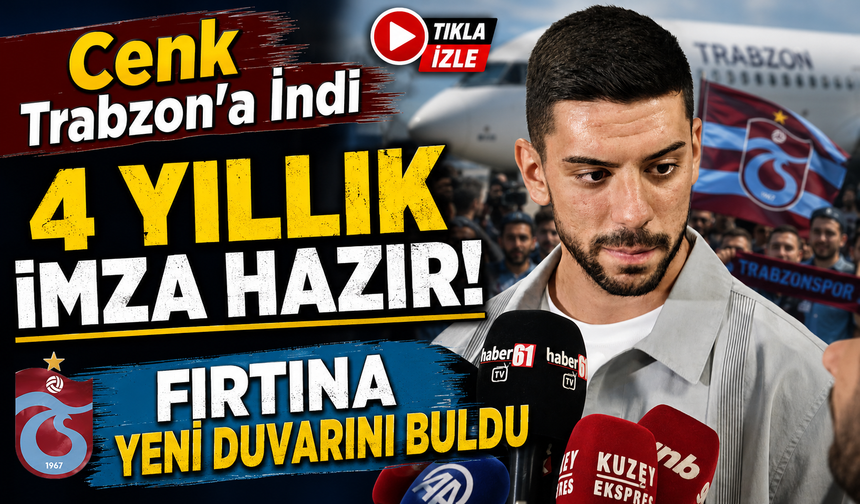 Cenk Özkacar Trabzon’a Geldi: İlk Sözleri Taraftarı Heyecanlandırdı