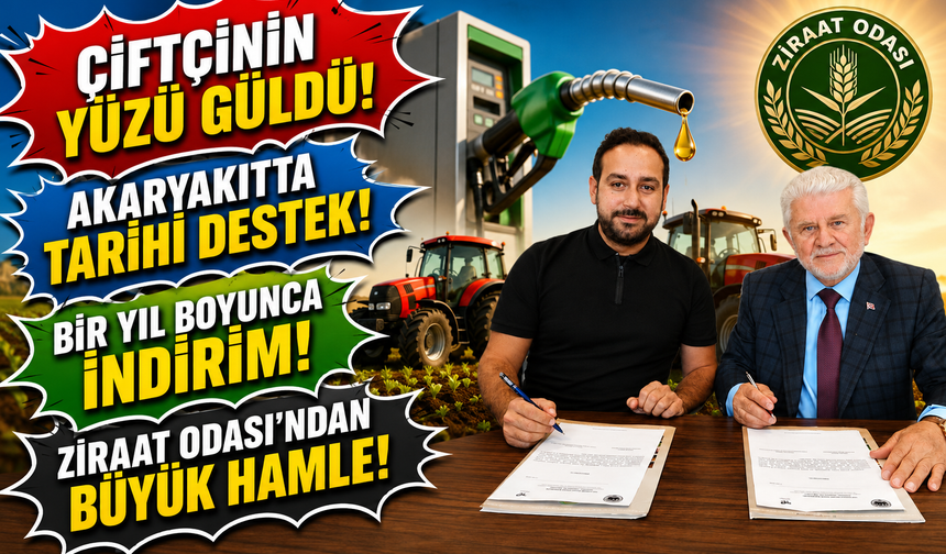 Ortahisar Ziraat Odası'ndan Türkiye'ye Örnek Proje! Üreticiye Yakıt Desteği