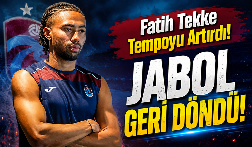 Trabzonspor Kampından Sevindiren Haber! Tim Jabol-Folcarelli Takımla Çalışmalara Başladı