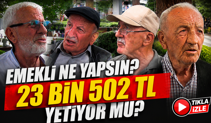 Trabzon Meydanı’nda Emekli Maaşı Anketi: Zam Yeterli Bulundu Mu?