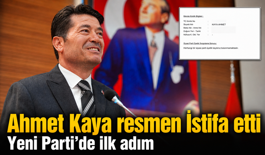 Ortahisar Belediye Başkanı Ahmet Kaya CHP’den İstifa Etti