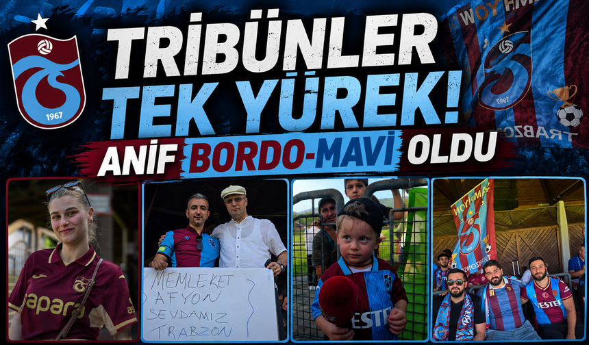 Trabzonspor Taraftarı Avusturya'da Şov Yaptı! Anif Stadyumu'nda Unutulmaz Atmosfer