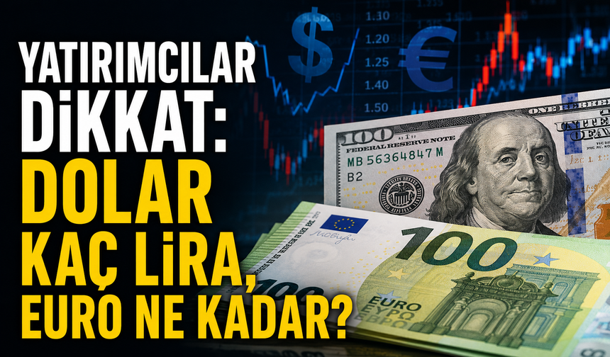 Yatırımcılar Dikkat: Dolar Kaç Lira, Euro Ne Kadar?