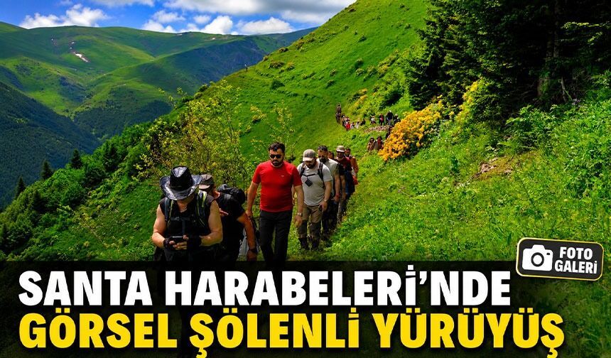 Gümüşhane’nin Saklı Güzelliği Santa’da Doğa Yürüyüşü: Katılımcılar Manzaraya Hayran Kaldı