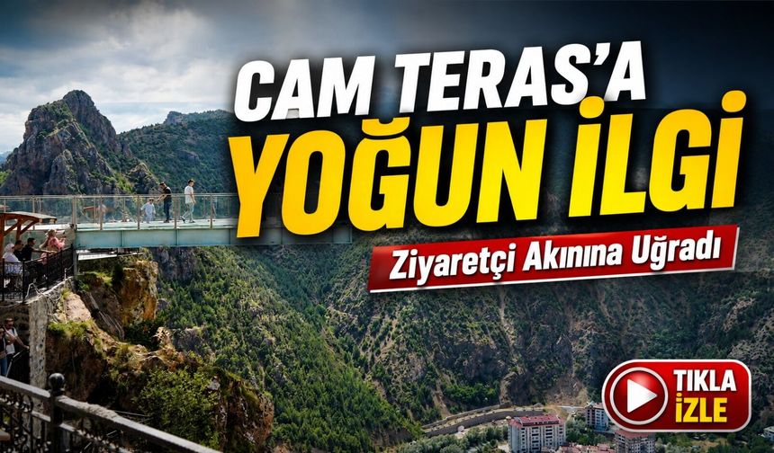 Torul Kalesi Cam Seyir Terası Yaz Sıcaklarında Ziyaretçilerin Yeni Kaçış Noktası Oldu