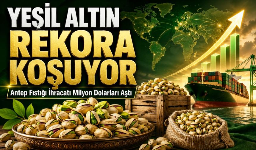Fıstık İhracatında İlk 6 Ay Rakamları Açıklandı: Türkiye’nin Yeşil Altın İhracatı 60 Milyon Doları Aştı
