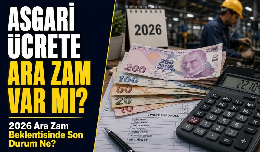 Asgari Ücrete Ara Zam Yapılacak Mı? 2026 Ara Zam Beklentisinde Son Durum Ne?