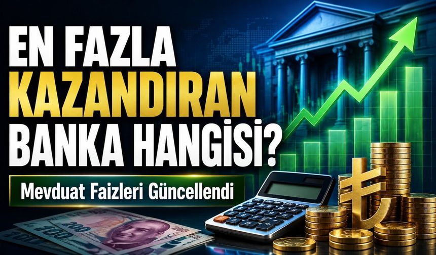 Mevduat Faizleri Banka Banka Hesaplandı; En Fazla Kazandıran Banka Hangisi?