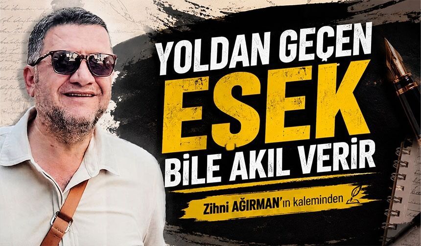 Yoldan geçen eşek bile akıl verir