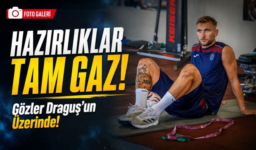 Trabzonspor'da Beklenen Gelişme Yaşandı! Denis Draguş İznini Bitirdi ve Takımla Çalıştı