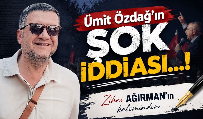 Ümit Özdağ’ın şok iddiası…!