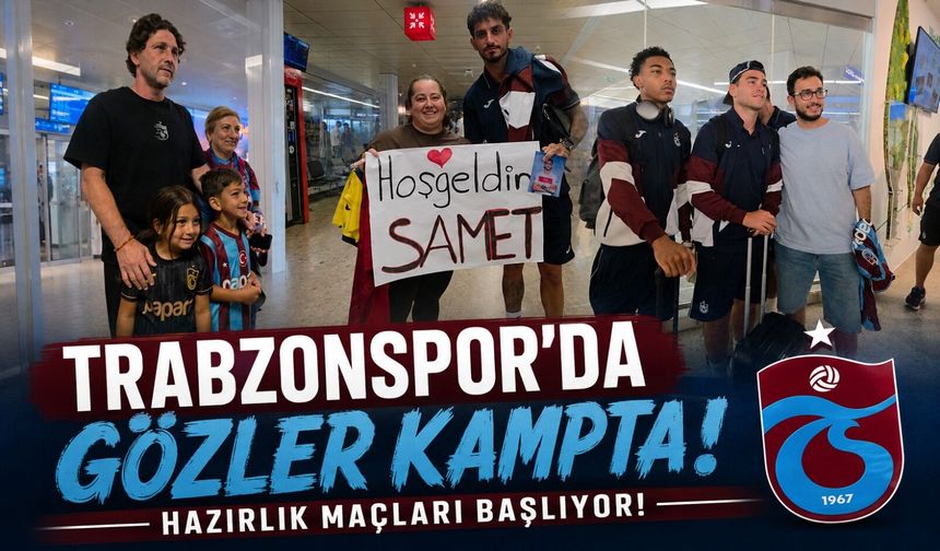 Trabzonspor'un Avusturya Kampı Kadrosu Açıklandı! Dört İsim Dışarıda Kaldı