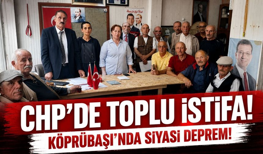 Trabzon Siyasetinde Dikkat Çeken Gelişme! CHP Köprübaşı İlçe Yönetimi Partiden Ayrıldı