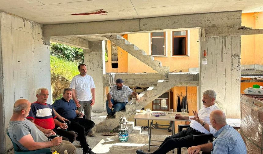 Araklı’da Başkan Çebi Kayacık sakinleriyle buluştu: Talepleri tek tek dinledi