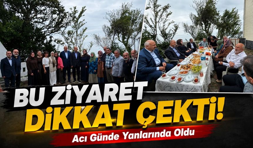 Süleyman Soylu’dan Araklı’da Anlamlı Ziyaret: Aileyle Bir Araya Geldi