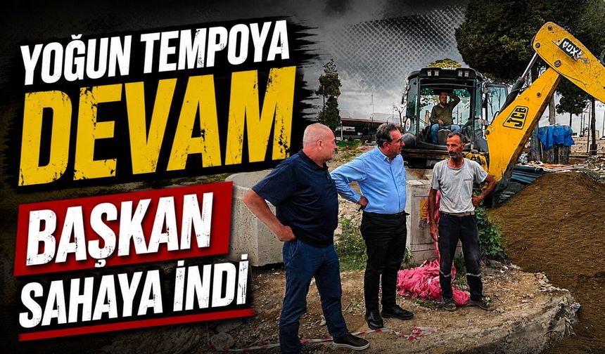 Hüseyin Azizoğlu Sürmene’deki Çalışmaları Yerinde İnceledi
